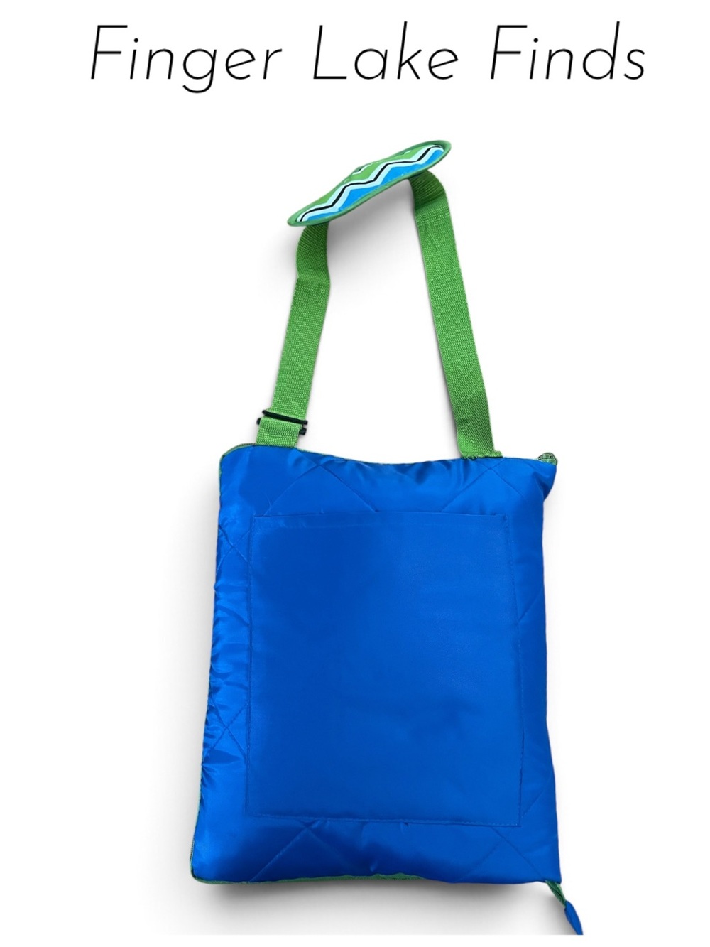 Fold Up Waterproof Beach/Picnic Blanket in a Bag w/ Carry Strap